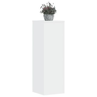 taimealused 2 tk, valge, 33x33x100 cm, tehispuit