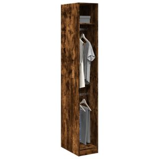 riidekapp, suitsutatud tamm, 30x50x200 cm, tehispuit