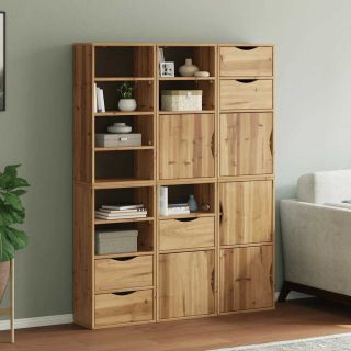 Боковые шкафы 6 шт. ODDA, 40x24x79 см, массив сосны