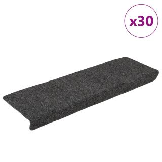 самоклеящиеся коврики для лестниц, 30 шт., антрацит, 65x21x4 см