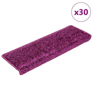 Коврики для лестницы 30 шт., 65 x 21 x 4 см, фиолетовые
