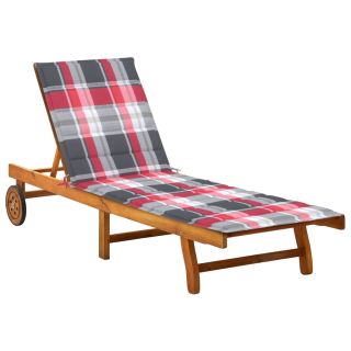 päevitustool istmepadjaga, akaatsiapuit