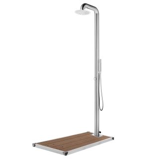aiadušš pruuni alusega, 230 cm, roostevaba teras