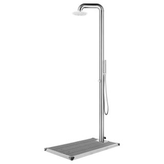 aiadušš halli alusega, 230 cm, roostevaba teras