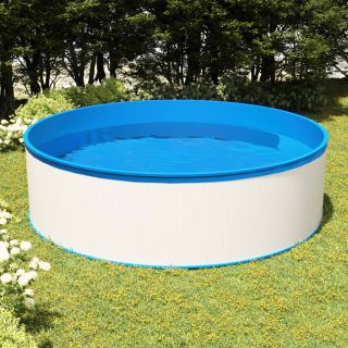 lastebassein rippuva pinnapuhastaja ja pumbaga 350x90 cm valge