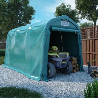 telk-garaaž, PVC 2,4 x 3,6 m roheline