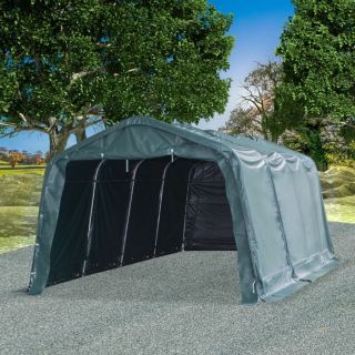 съемная палатка для животных, ПВХ 550 г/м², 3,3 x 6,4 м, темно-зеленая