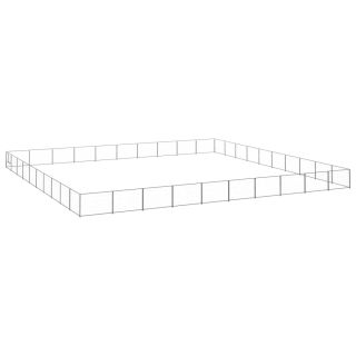 будка для собак, серебристая, 100 м², сталь