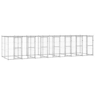 koeraaedik katusega, tsingitud teras, 16,94 m²