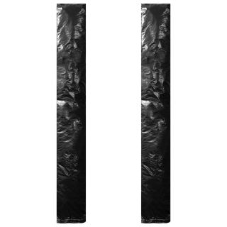 päikesevarjukatted lukuga, 2 tk, PE 250 cm