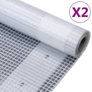 Брезент перевивочный, 2 шт., 260 г/м² 3 x 6 м, белый