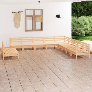 11-osaline aiadiivanikomplekt, täismännipuit