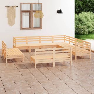 11-osaline aiadiivanikomplekt, täismännipuit