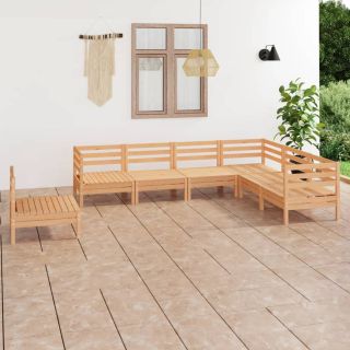 7-osaline aiadiivanikomplekt, täismännipuit