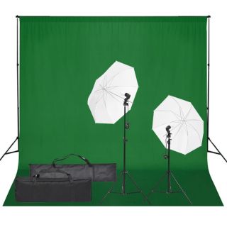 fotostuudiokomplekt valgustuse ja taustapildiga