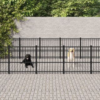 Клетка для собак, стальная, 25,4 м²