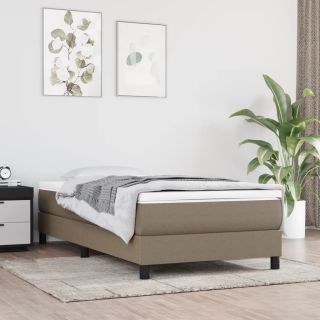 Каркас кровати без матраса Ткань Taupe 100x200 см