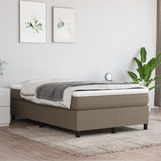 Voodiraam ilma Madratsita Taupe 120x200 cm kangas