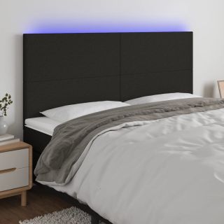 LED-voodipeats, must, 160x5x118/128 cm, kangas