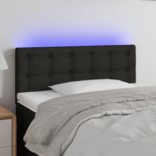 LED-voodipeats, must, 100x5x78/88 cm, kangas
