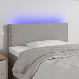 LED-voodipeats, helehall, 90x5x78/88 cm, kangas