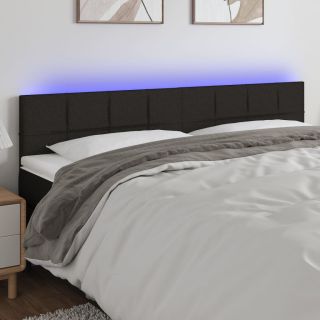 LED-voodipeats, must, 180x5x78/88 cm, kangas