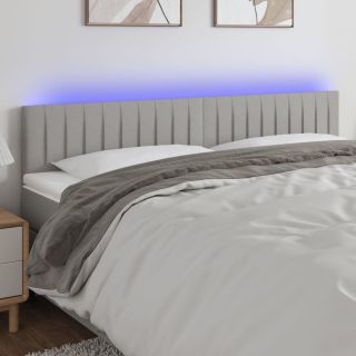 LED-voodipeats, helehall, 160x5x78/88 cm, kangas