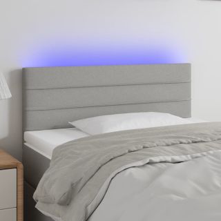 LED-voodipeats, helehall, 80x5x78/88 cm, kangas