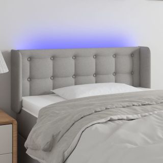 LED-voodipeats, helehall, 93x16x78/88 cm, kangas