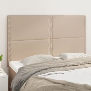 voodipeatsid 4 tk, Cappuccino, 72x5x78/88 cm, kangas