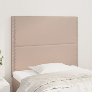 изголовья 2 шт., капучино, 90x5x78/88 см, искусственная кожа