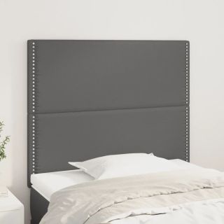 voodipeatsid 2 tk, hall, 90x5x78/88 cm, kunstnahk