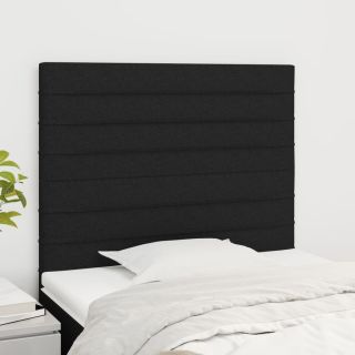 voodipeatsid 2 tk, must, 100x5x78/88 cm, kangas
