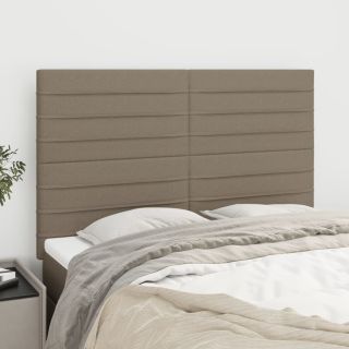 voodipeatsid 4 tk, pruunikashall, 72x5x78/88 cm, kangas