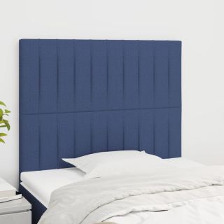voodipeatsid 2 tk, sinine, 100x5x78/88 cm, kangas