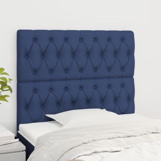 voodipeatsid 2 tk, sinine, 90x7x78/88 cm, kangas