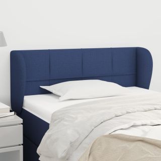 voodipeats servadega, sinine, 83x23x78/88 cm, kangas