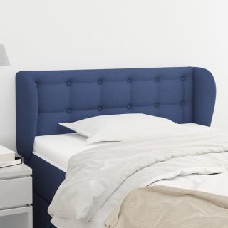 voodipeats servadega, sinine, 83x23x78/88 cm, kangas