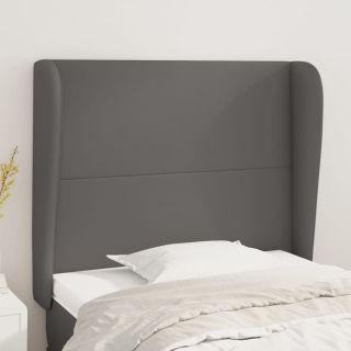 voodipeats servadega, hall, 83x23x118/88 cm, kunstnahk