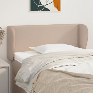 voodipeats servadega, cappuccino, 93x23x78/88 cm, kunstnahk