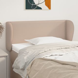 voodipeats servadega, cappuccino, 103x23x78/88 cm, kunstnahk