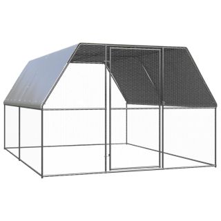 õue kanapuur, 3 x 4 x 2 m, tsingitud teras