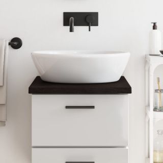 vannitoa tasapind, tumepruun, 40x60x(2-4)cm töödeldud täispuit