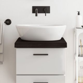 vannitoa tasapind, tumepruun, 40x60x(2-6)cm töödeldud täispuit