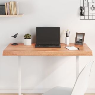 lauaplaat, helepruun, 100x40x(2-6) cm, töödeldud tammepuit