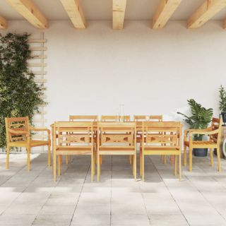 9-osaline aia aiamööbli komplekt, tiikpuu