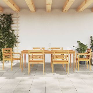7-osaline aiamööbli komplekt, tiikpuu