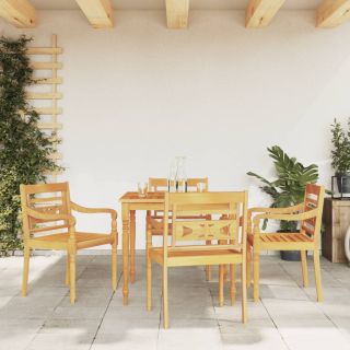 5-osaline aiamööbli komplekt, tiikpuu