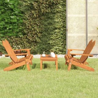 3-osaline Adirondack aiamööbli komplekt, akaatsiapuit