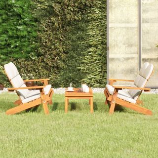3-osaline Adirondack aiamööbli komplekt, akaatsiapuit